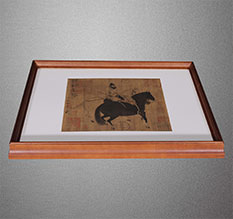 西华书画装裱配框服务案例